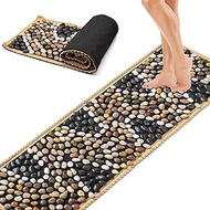 sewrung Gifts for Elderly Parents Natural Foot Massage Mat Acupressure Mat Foot Acupoint Relaxation Reflexology Yoga Mat Acupoint Mat for Acupressure Relaxes Muscle