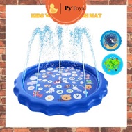 Baby & Kids Water Splash Spray Mat Sprinkle Fountain Pad Sprinkler for Indoor Outdoor Swimming Pool 