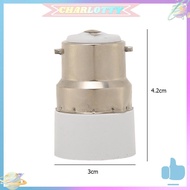 ✿ CHA ✿  Adjustable Screw B22 to E14 Lamp Holder LED Light Socket Adapter Converter AU ★