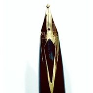 Sheaffer Targa fountain pen nib 23K electroplated. New fr USA
