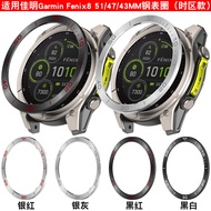Suitable for Garmin Garmin Tactix8 Steel Bezel Garmin Watch Thai Iron Stone 8 Metal Bezel Protection