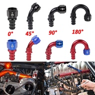 【ITSOK】Silicone Hose Fitting AN4 / AN6 / AN8 / AN10 / AN12 Aluminum Hose End Fitting ( Push-on Lock 