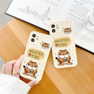Fat tiger square edge iphone case for iphone 6/6s to iphone 13promax-e161