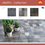 Baru Roman Keramik (Stone Mood) 40x40 dBaffin Series / Roman Keramik Lantai Teras Kasar Antislip / R