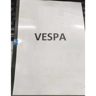 MOTOR PART BOOK COPY / PART CATALOGUE BOOK - VESPA SUPER / SPRINT / RALLY