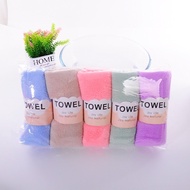 【Good Quality】Colourful Soft Comfy Double-Sided Coral Fleece Face Towel 珊瑚绒毛巾柔软毛巾吸水