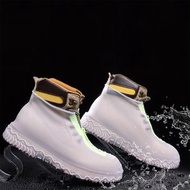 矽膠防水防滑拉鍊雨鞋套  Silicon Waterproof Protected Not-Slip Zipper Rain Galoshes Cover