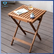 Outdoor Table And Chair Balcony Table Dining Table Solid Wood Outdoor Furniture Portable Balcony Tab