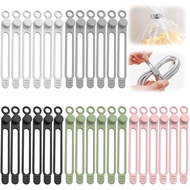 Data Cable Organizer, Upgrade Reusable Silicone Cable Ties Management Organizer, Elastic Cord Organi