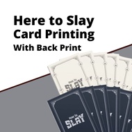 Here To Slay Card Print