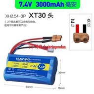 現貨匯納580挖掘機電池,7.4V 18650-2S 3000mAh超大容量,充電電池鋰
