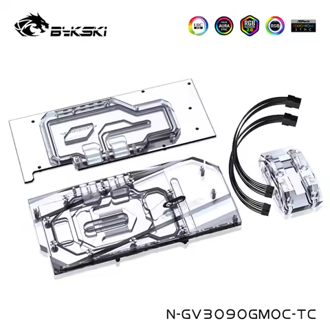 Bykski Front Back Full Kit Water Cooling Block For GIGABYTE Geforce RTX 3090/3080/3080Ti EAGLE/GAMIN