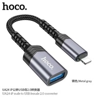 Hoco UA24 สำหรับ Lightning ผู้ / TYPE-C ผู้ to USB เมีย รองรับการชาร์จ และถ่ายโอนข้อมูล OTG Adapter Converter