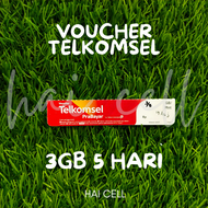 Hai – TELKOMSEL Voucher 3GB 5 Hari HANYA JAWA TIMUR SIMPATI HOT Promo Data Cepat dan Tanpa Batas Voc