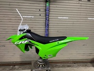 ชุดสีวิบากcrf110สีเขียวล้วนพร้อมสติ๊กเกอร์