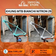 Bianchi Nitron Carbon MTB frame 29 inches disc brake size 15, 17, 19