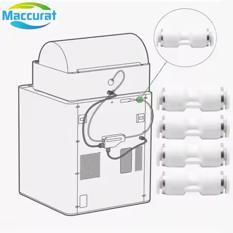 1-10pcs For Bambu Lab X1 X1C P1P P1S 3D Printer PTFE Tube Pneumatic Connector 1.75mm Filament Extrud