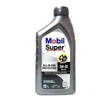 น้ำมันเครื่องเบนซิน Mobil Super 3000 5W-30 ขนาด 1 ลิตร เกรดสูงสุด API SP สังเคราะห์แท้ 100%