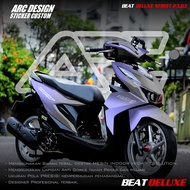 (PROMO COD) TERBARU Decal Sticker Honda Beat DELUXE STREET 2020 2021 2022 2023 Full body - Stiker Sk