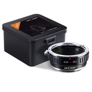 Lens Mount Adapter Manual Focus Compatible with Canon EOS Lens to Sony Alpha Nex E-Mount Camera Body