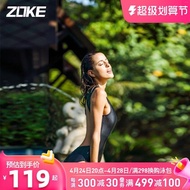 Zoke Zhouke ชุดว่ายน้ำสตรีใหม่,รัดหน้าท้องคลุมสามเหลี่ยมชิ้นเดียวสำหรับการฝึกแข่งรถชุดว่ายน้ำสตรีแห้งเร็ว