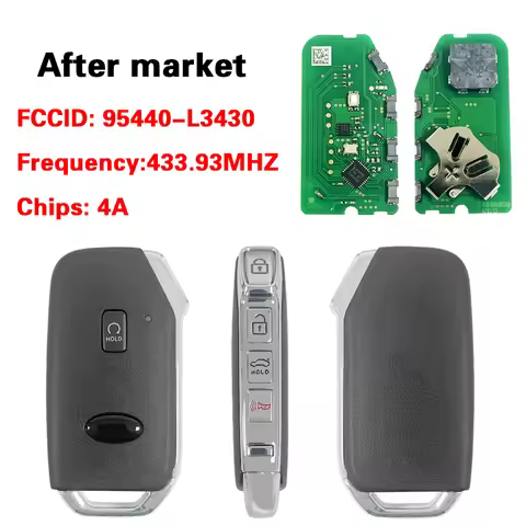 CN051214 Aftermarket 5 Buttons Smart Key NCF29A1M 4A Chip 434Mhz FCC 95440-L3430 CQOFD00790 Auto Sta