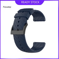 FOCUS 24mm Replacement Silicone Universal Watchband Smart Watch Strap for Suunto 9