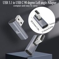 USB 3.2 to Type C Female 4K 8K 10Gbps - Type C Female Adapter TO USB C Adapter Data Transfer 90 Degr