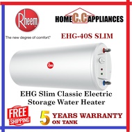 Rheem water heater EHG-40S Slim Electric storage heater | 40L | 5 years warranty on tank | Free Delivery |