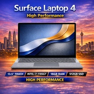 Microsoft Surface Laptop 4 i7‑1185G7 16GB 512GB • 13.5” Touch • Silver • Grade A
