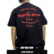 R RWB Short Sleeve New Style METALLIC PRIN Clothing Porsche Modified Car T-Shirt Car Culture Shirt