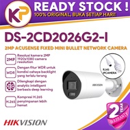 Hikvision DS-2CD2026G2-I 2MP ACUSENSE FIXED BULLET NETWORK CAMERA