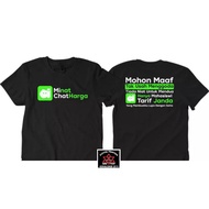T-Shirt Distro T-Shirt MiChat Michat Interest Chat Price Michat Writing T-Shirt/ Men's T-Shirt/ Wani