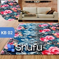 Karpet Malaysia| Ukuran 95cm x 140cm | Karpet lantai | ambal malaysia | karpet bulu halus lembut teb