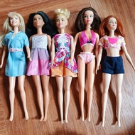 Preloved assorted barbie dolls barbie
