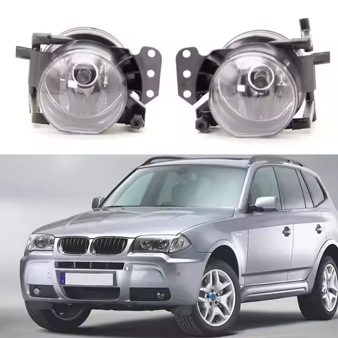 2 PCS Fog lights Assembly For BMW E60 E90 E63 E46 323i 325i Headlights Fog Light Lamps without Bulbs