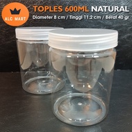 600ML JAR 8CM DIAMETERnatural 600ML JAR/