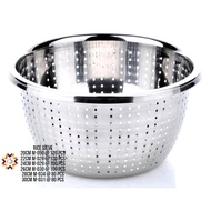 Stainless Steel Rice Sieve - 22cm M-028 & 24 cm M-029