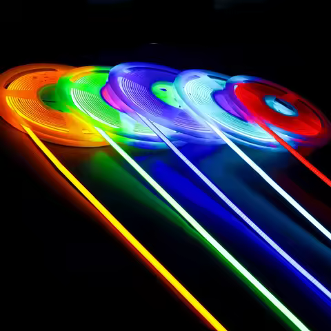 5m Narrow Slim 3mm 5mm COB LED Flexible Strip 3000K Nature White 4000K Day White 6000K Orange 1800k 