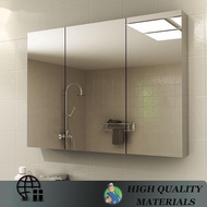 Mirror Cabinet Stainless Steel Bathroom Mirror Cabinet Wall Mounted Bathroom Hanging Mirror With She