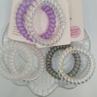 [Local seller] Glitter or AB Hair ties, a set of 2