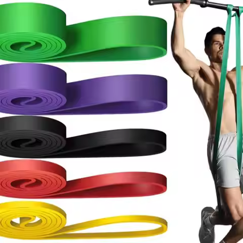 1PC 5~85lbs Heavy-Duty Resistance Band Agility Training Workout Gym Equipment Yoga Pilates Accessori