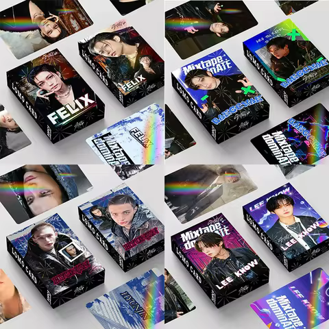 SKZOO Laser Flash Card Straykids New Album LOMO Card SKZ felix Hyunjin bangchan leeknow Photo Card C