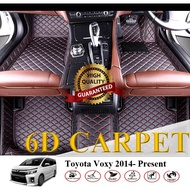 TOYOTA VOXY ( 2014 – 2020 ) R80 VOXY ACCESORIES VIP 6D PU LEATHER CARPET KARPET KERETA CARMAT