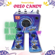 PERMEN LOLIPOP OREO ISI 30 PCS / LOLIPOP OREO GAGANG MENYALA