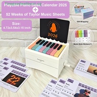 FBSG Piano Calendar 2026 Desk Calendar Playable Piano, Swift Mini Piano Calendar With 52 Weeks Of Mu