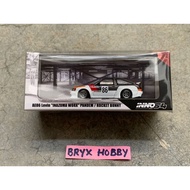 Inno Toyota AE86 Levin "Inazuma Worx" Pandem / Rocket Bunny #IN64AE86LPIWORX White (1:64)