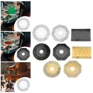 [Kesoto] Coffee Grind Ruler Grind Measuring Tool Coffee Grind Tester Grind Reference Card As A Preci