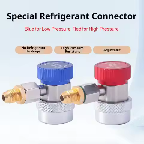 R134A Quick-connect Air Conditioning Refrigerant Charging Adapter for R134A Refrigerant Car Air Cond