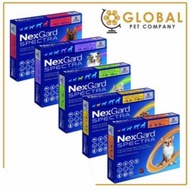 LICENSE SUPPLIER Nexgard Spectra chew for dogs (5 sizes)